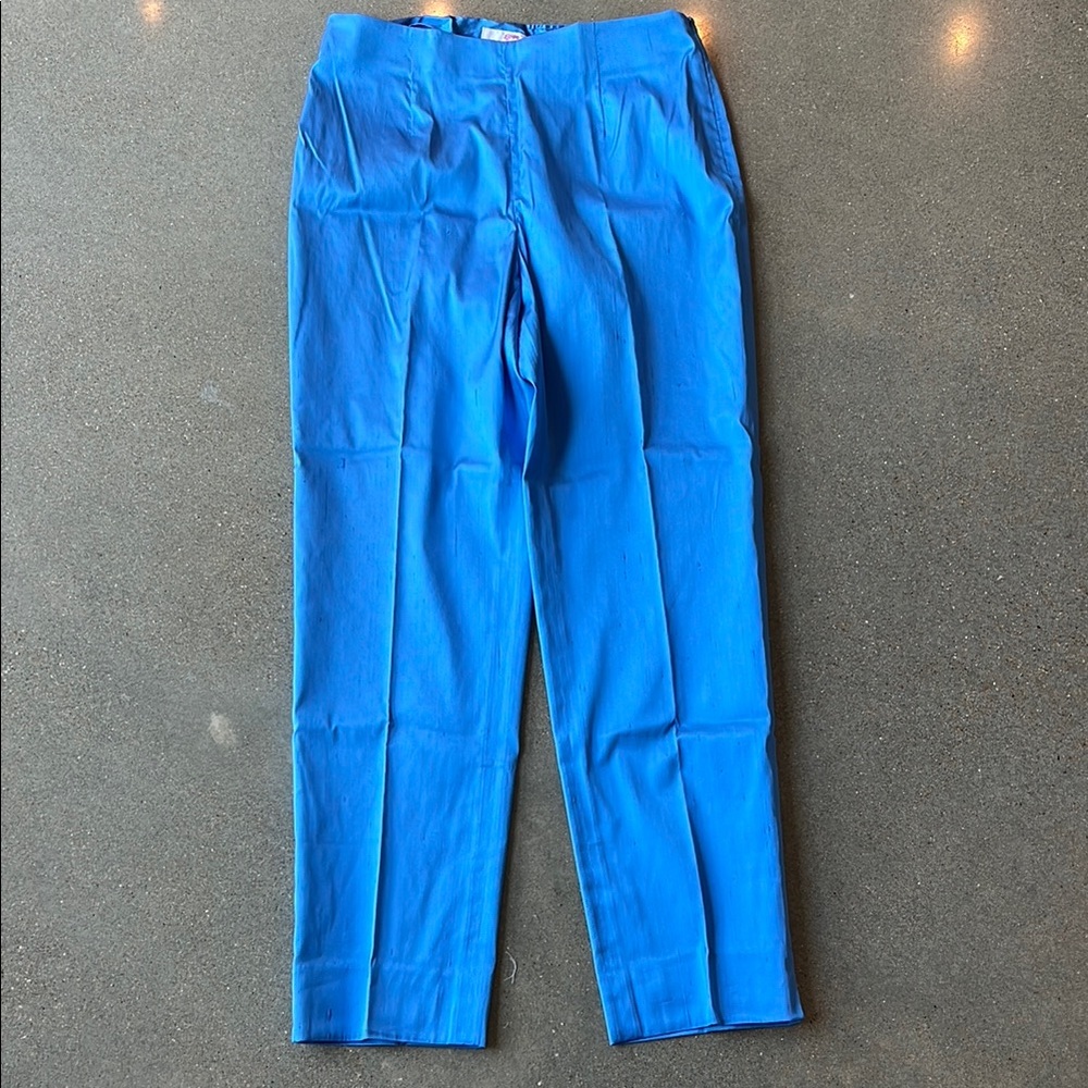 Leggiadro Duponi Shantung Side Zip Pants- NWT